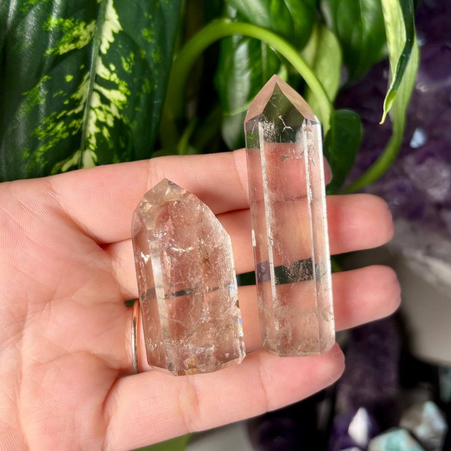 SMOKY QUARTZ TOWERS