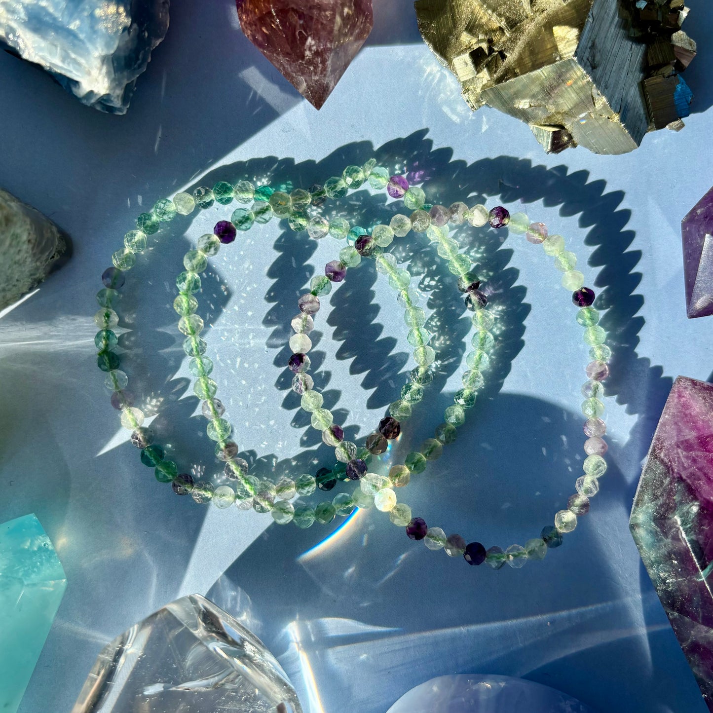 FLUORITE BRACELET - FACETED