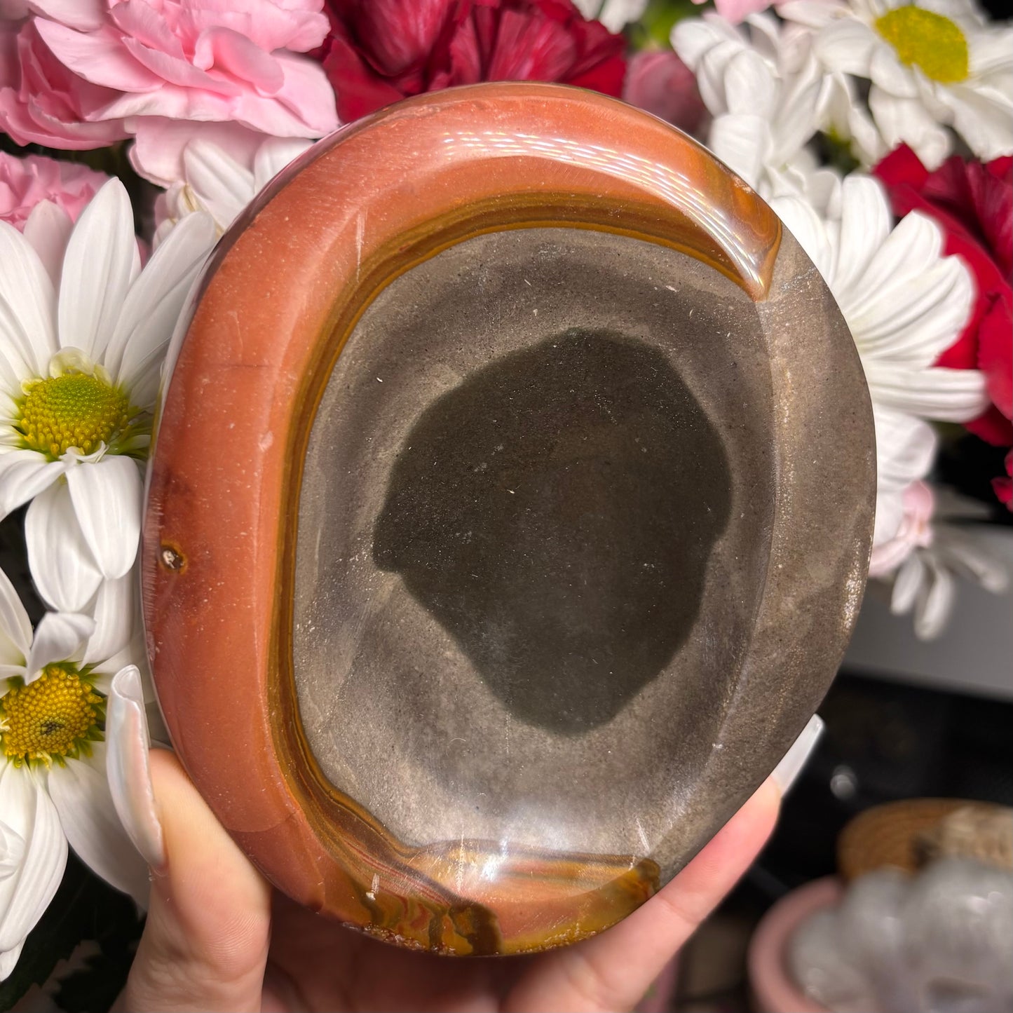 POLYCHROME JASPER BOWL