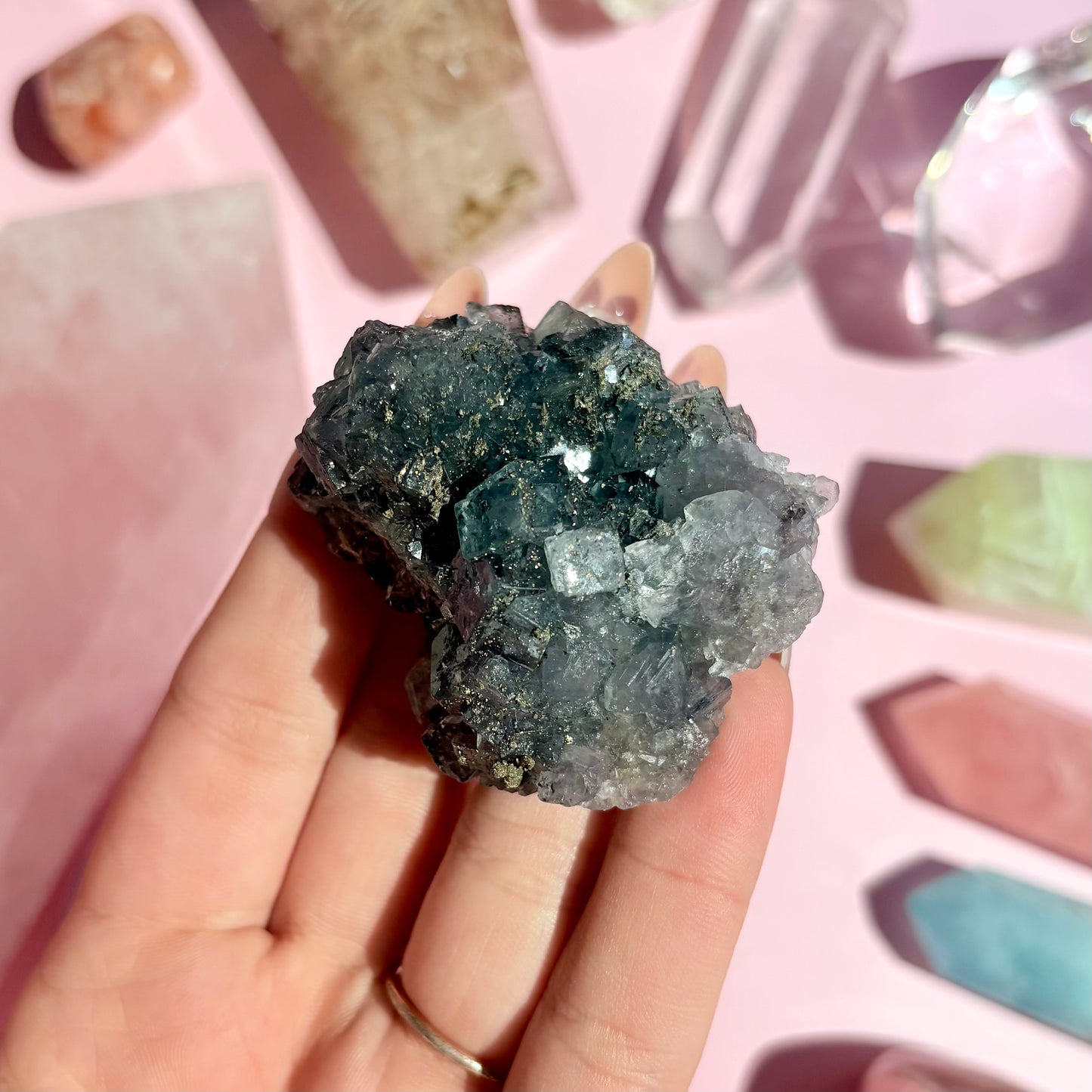 FLUORITE/PYRITE SPECIMEN