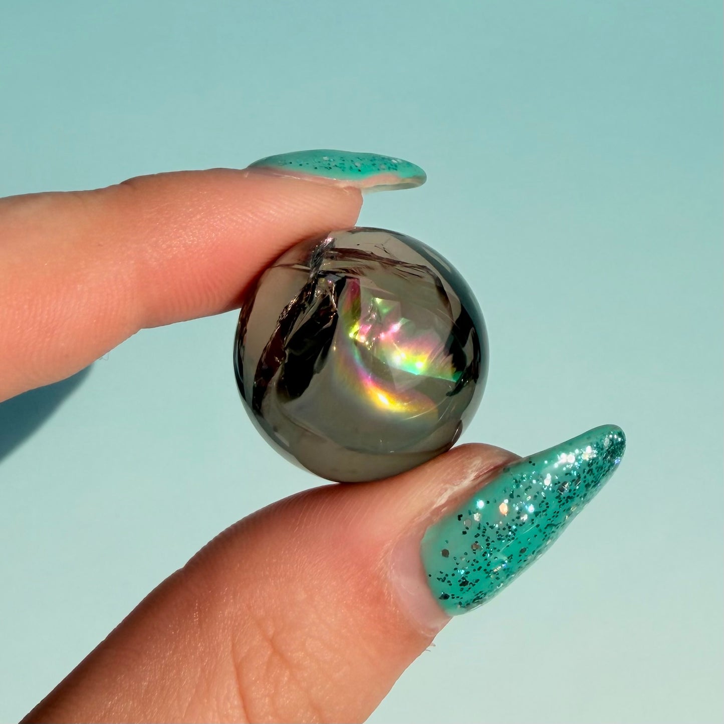 RAINBOW SMOKY QUARTZ SPHERE