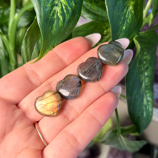 LABRADORITE HEART