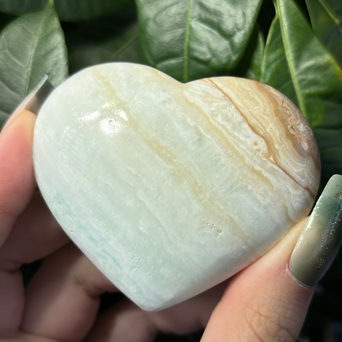 CARIBBEAN CALCITE HEART