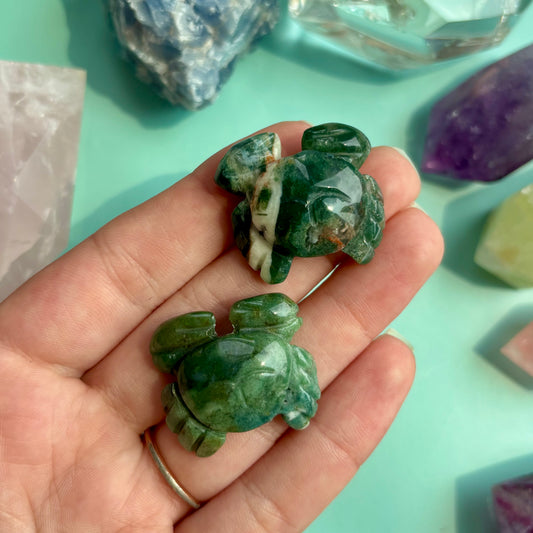 MOSS AGATE CRABS