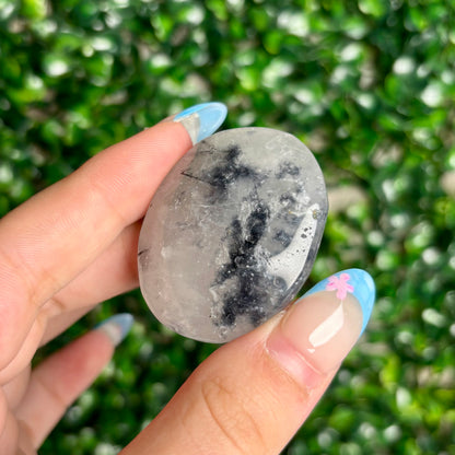 TOURMALATED QUARTZ PALMSTONES
