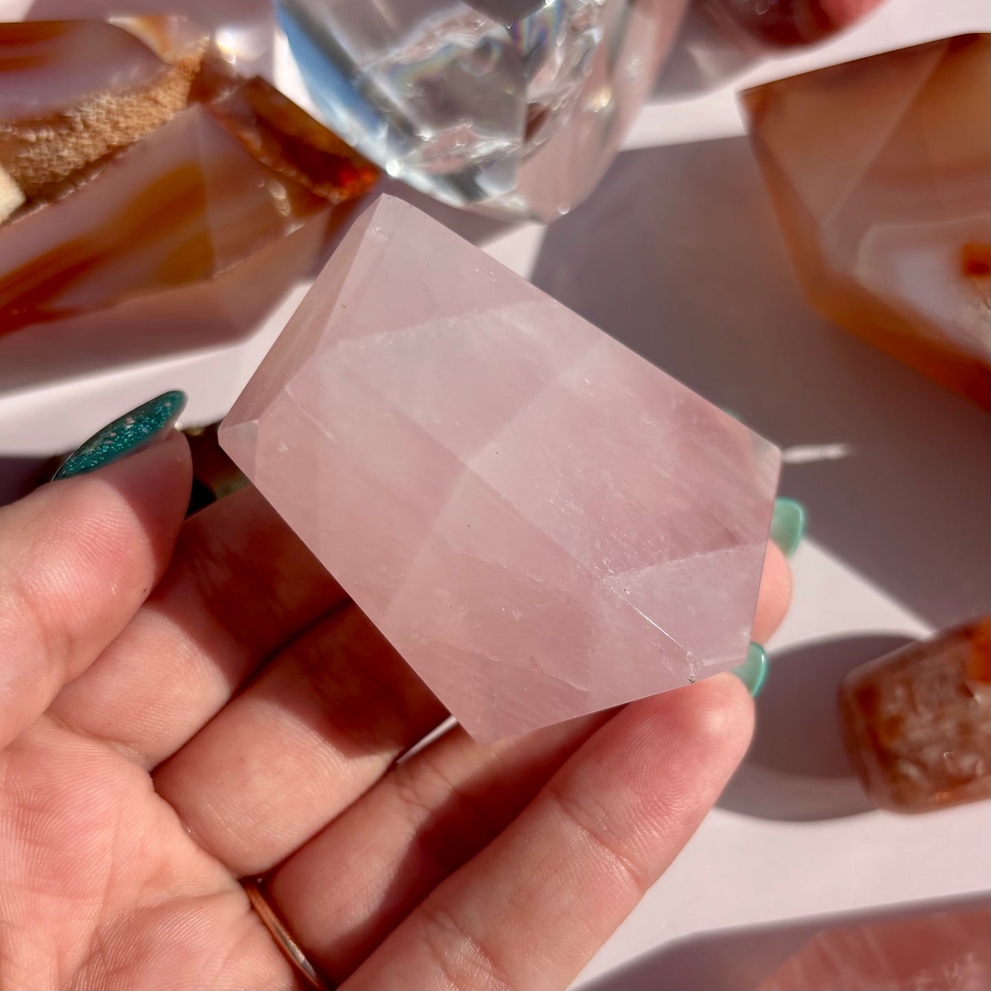 ROSE QUARTZ FREEFORMS