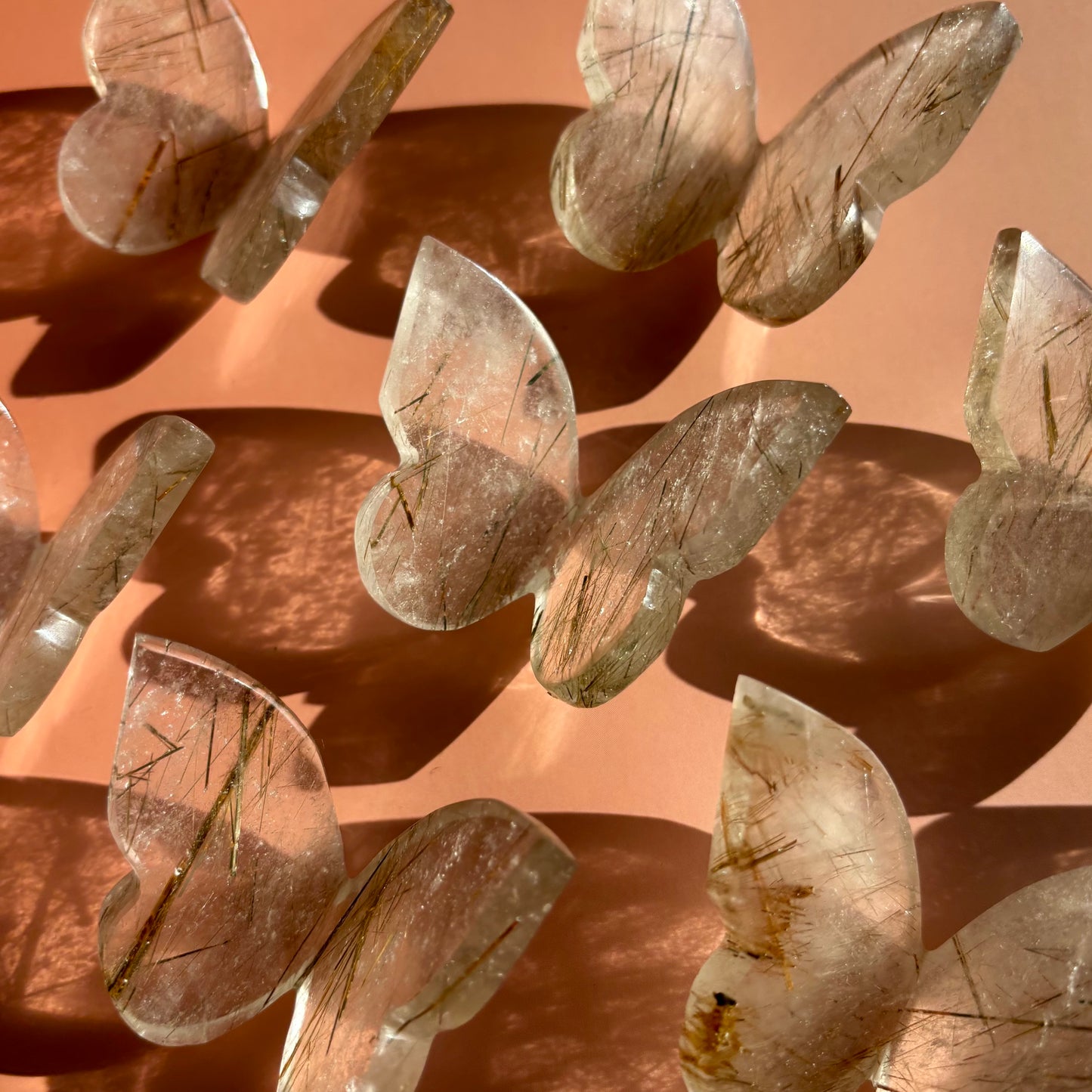 RUTILE QUARTZ BUTTERFLY