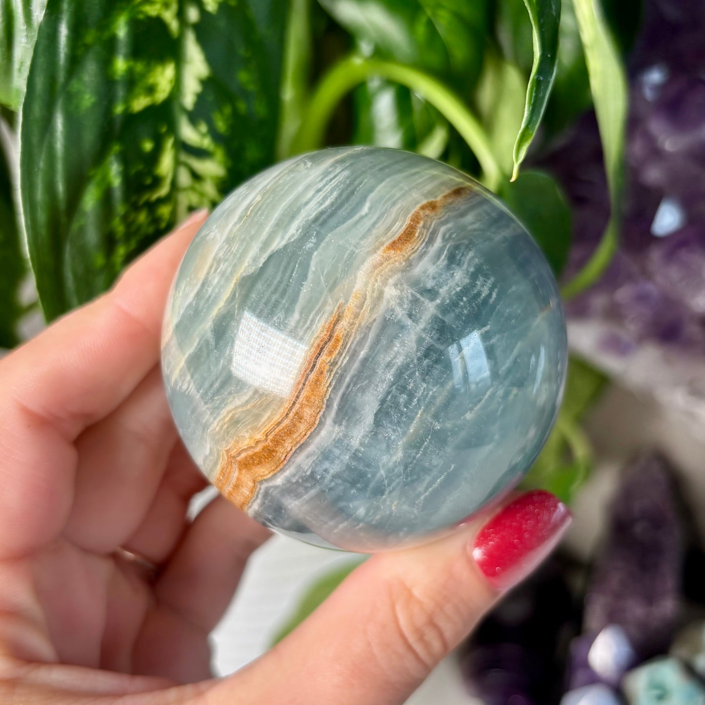 BLUE ONYX SPHERE