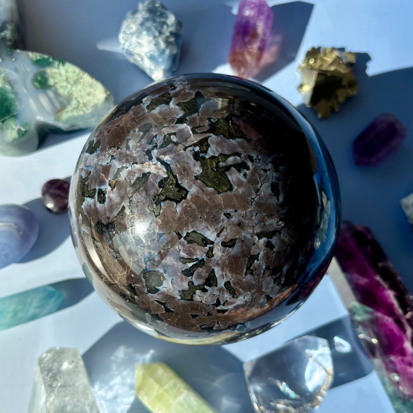 XL INDIGO GABBRO SPHERES