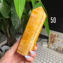 Load image into Gallery viewer, ORANGE CALCITE STATEMENT TOWERS
