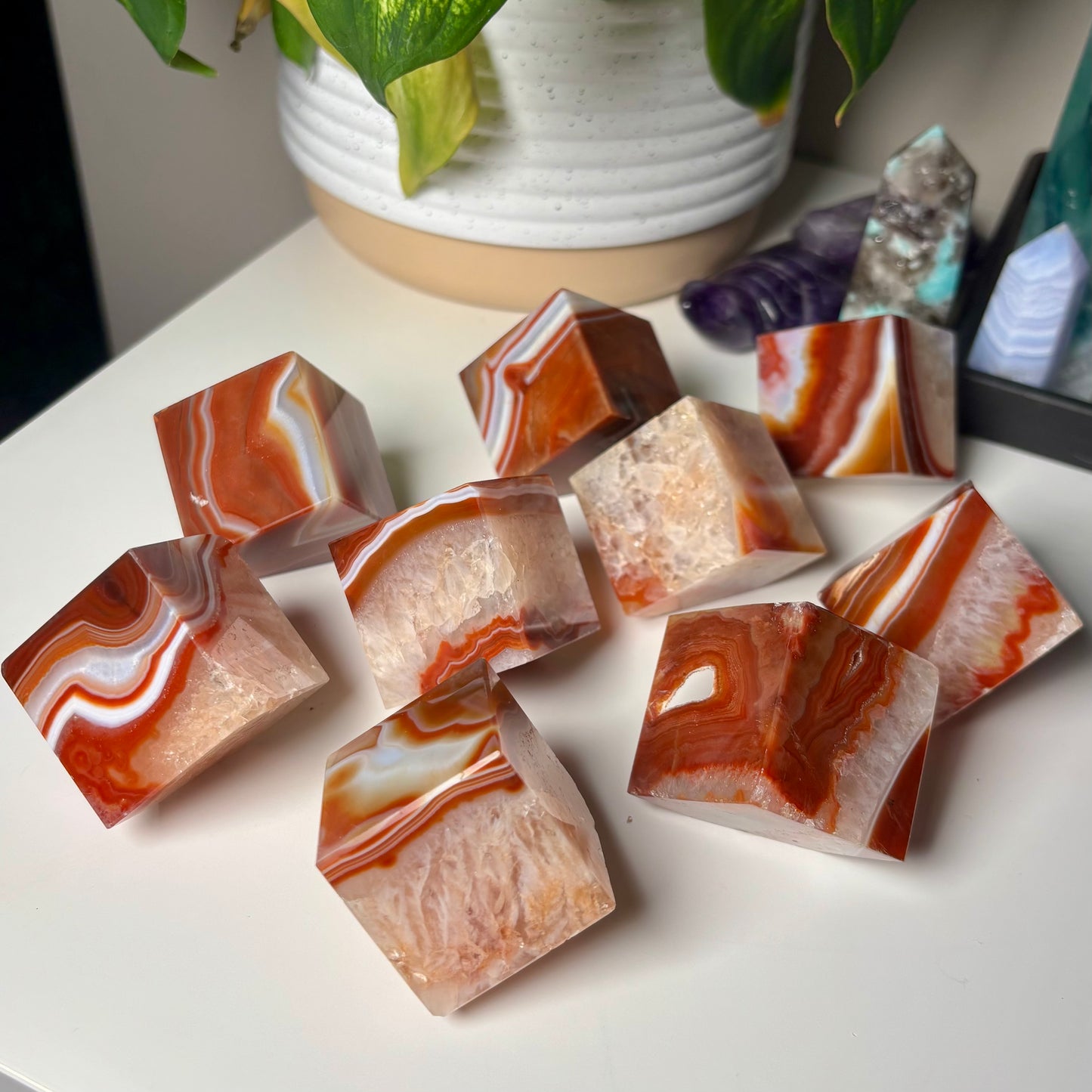 CARNELIAN CUBES
