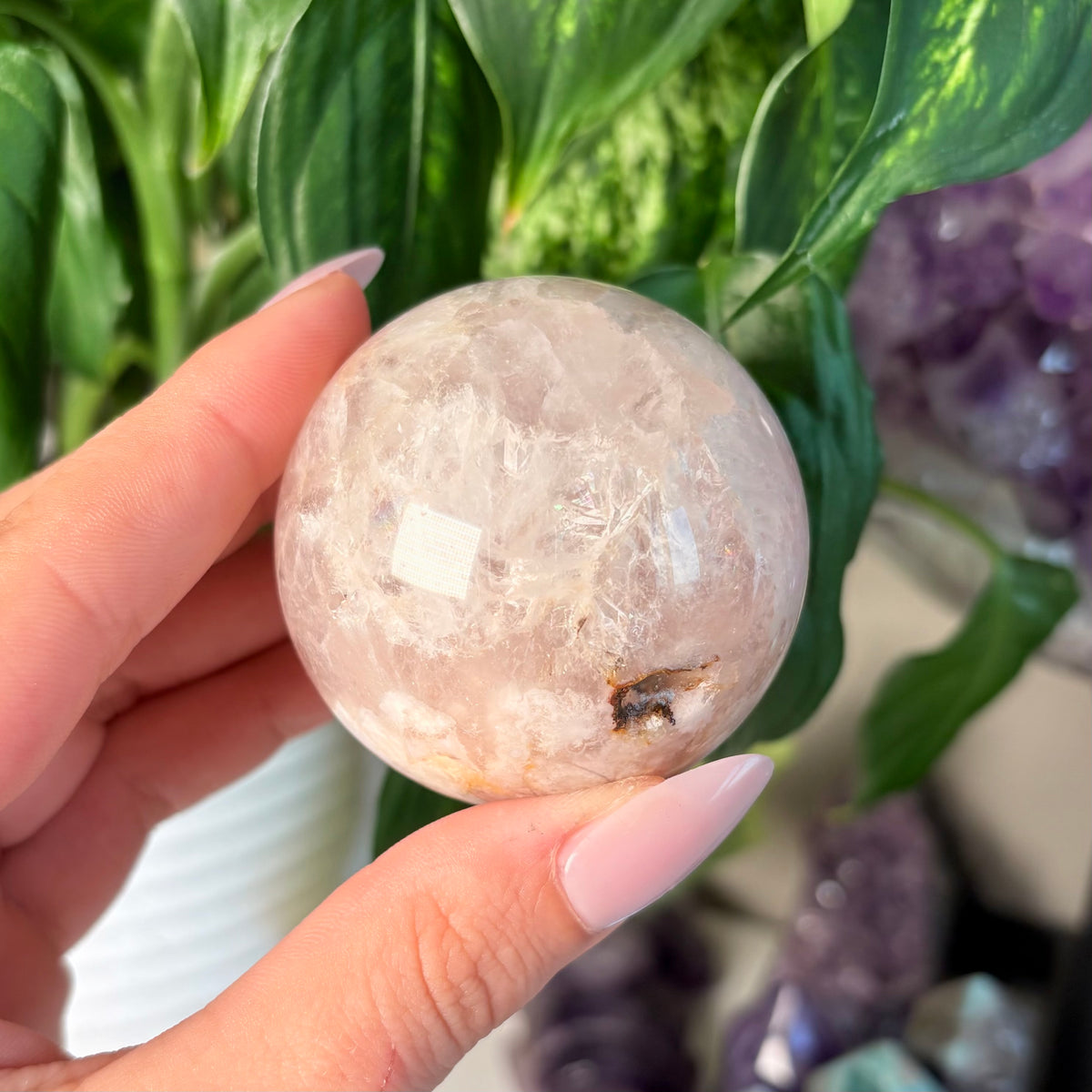 FLOWER AGATE SPHERES