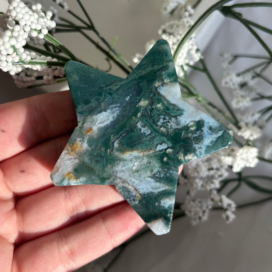 MOSS AGATE STARS