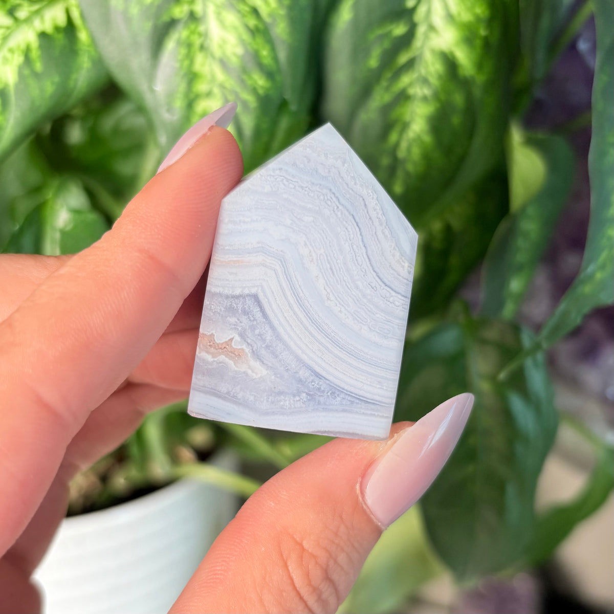 BLUE LACE AGATE TOWERS