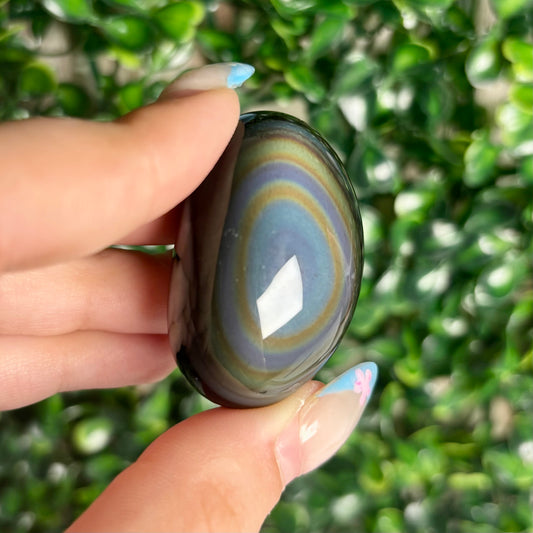 RAINBOW OBSIDIAN PALMSTONES
