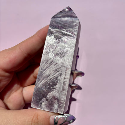 PURPLE MICA/LEPIDOLITE TOWERS