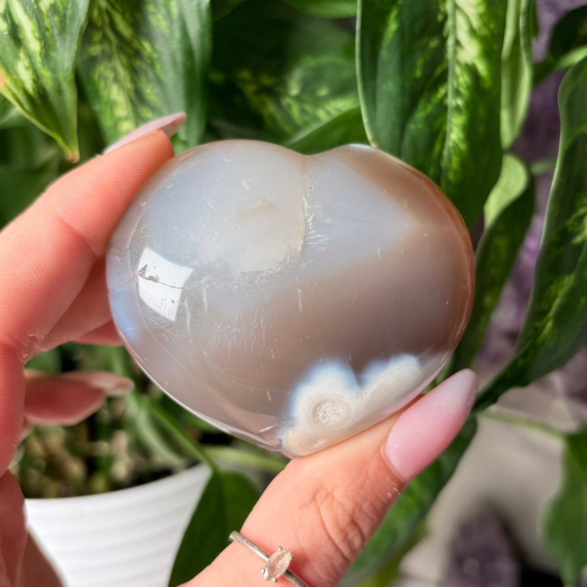ORCA AGATE HEARTS