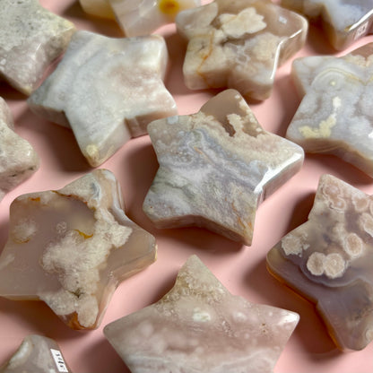 FLOWER AGATE STARS