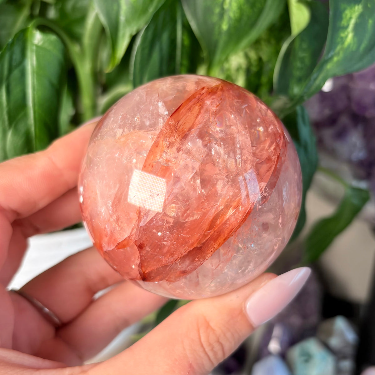 FIRE QUARTZ SPHERES