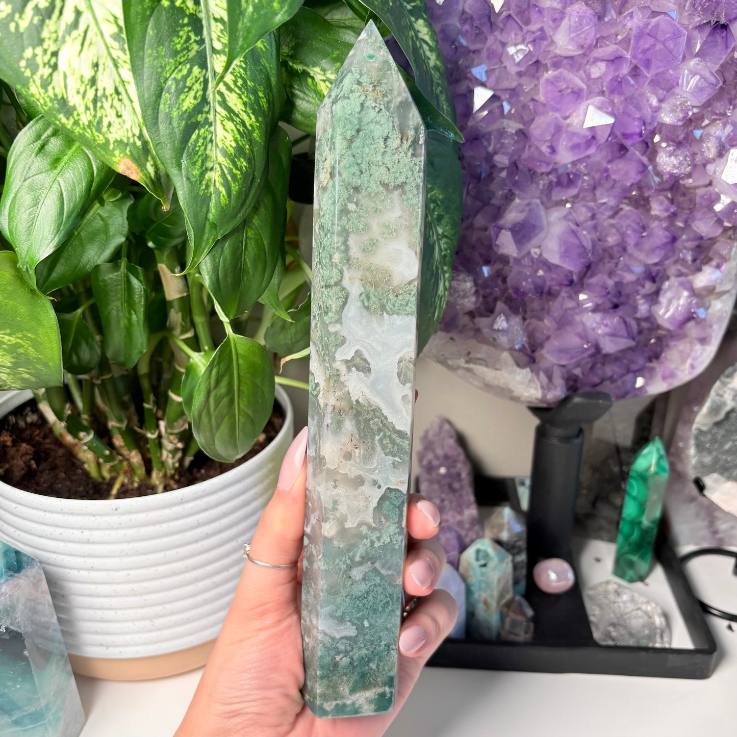MOSS AGATE TOWERS