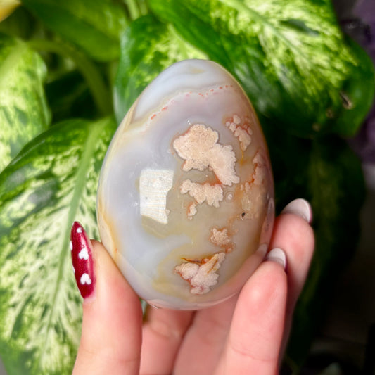 FLOWER AGATE EGGS
