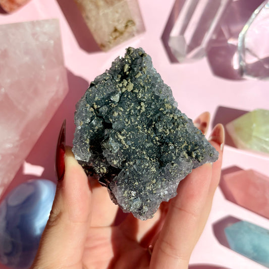 FLUORITE/PYRITE SPECIMEN