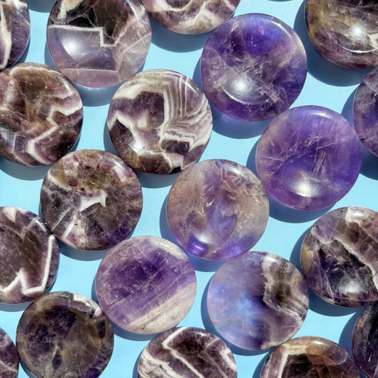 AMETHYST WORRYSTONE - ROUND
