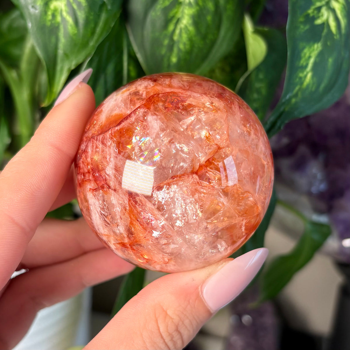FIRE QUARTZ SPHERES