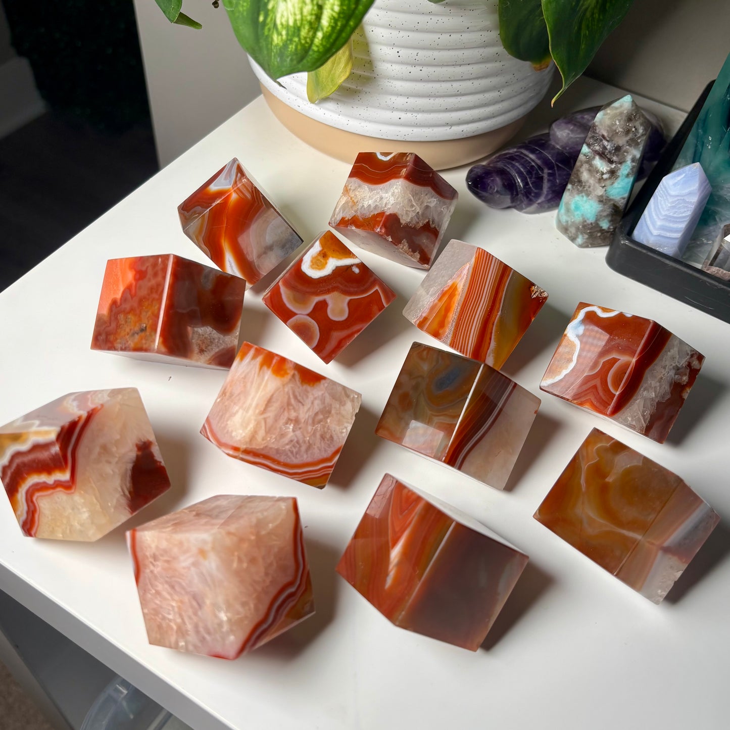 CARNELIAN CUBES