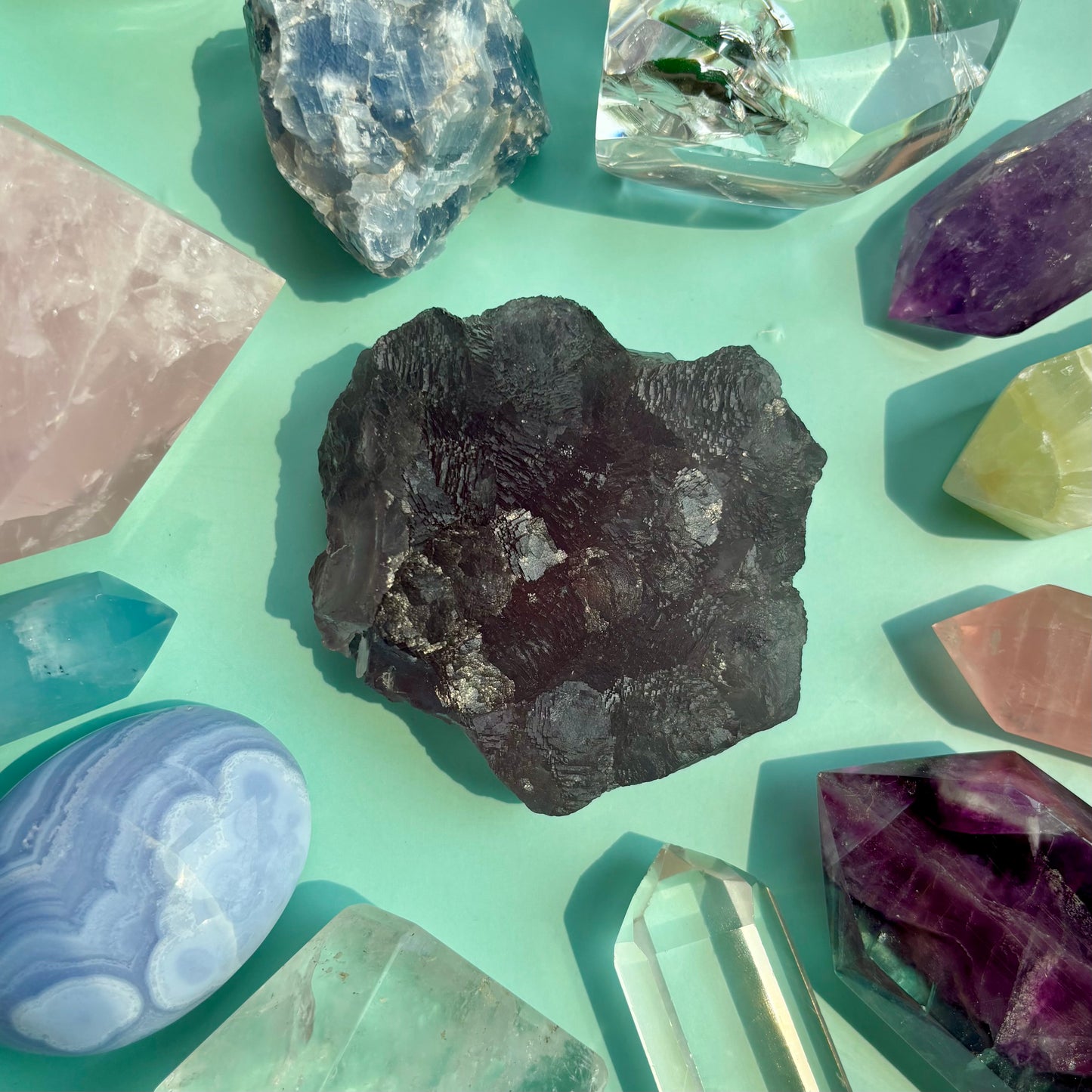 RAW FLUORITE SPECIMENS