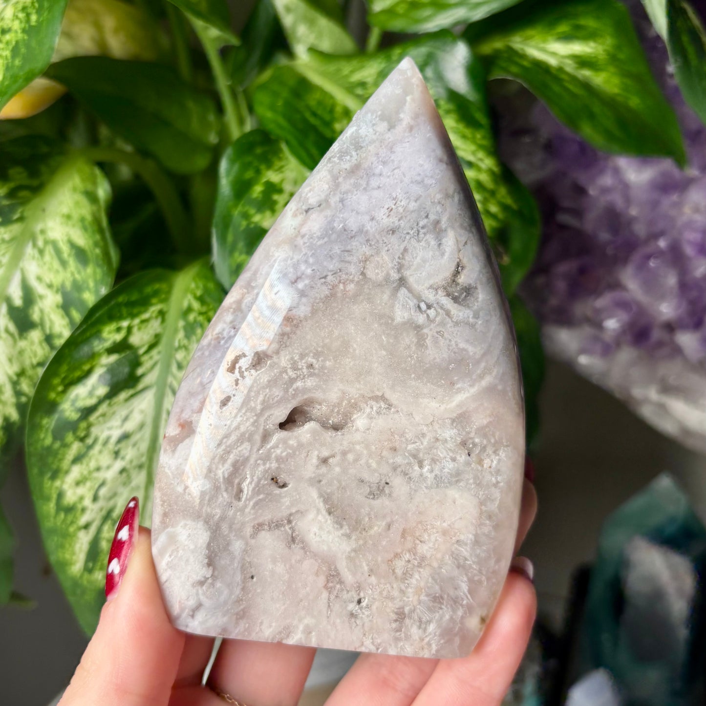 FLOWER AGATE FREEFORMS