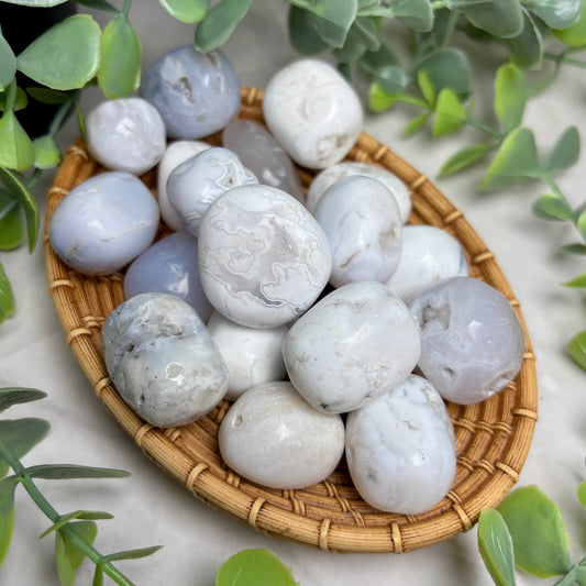 SNOW AGATE TUMBLE