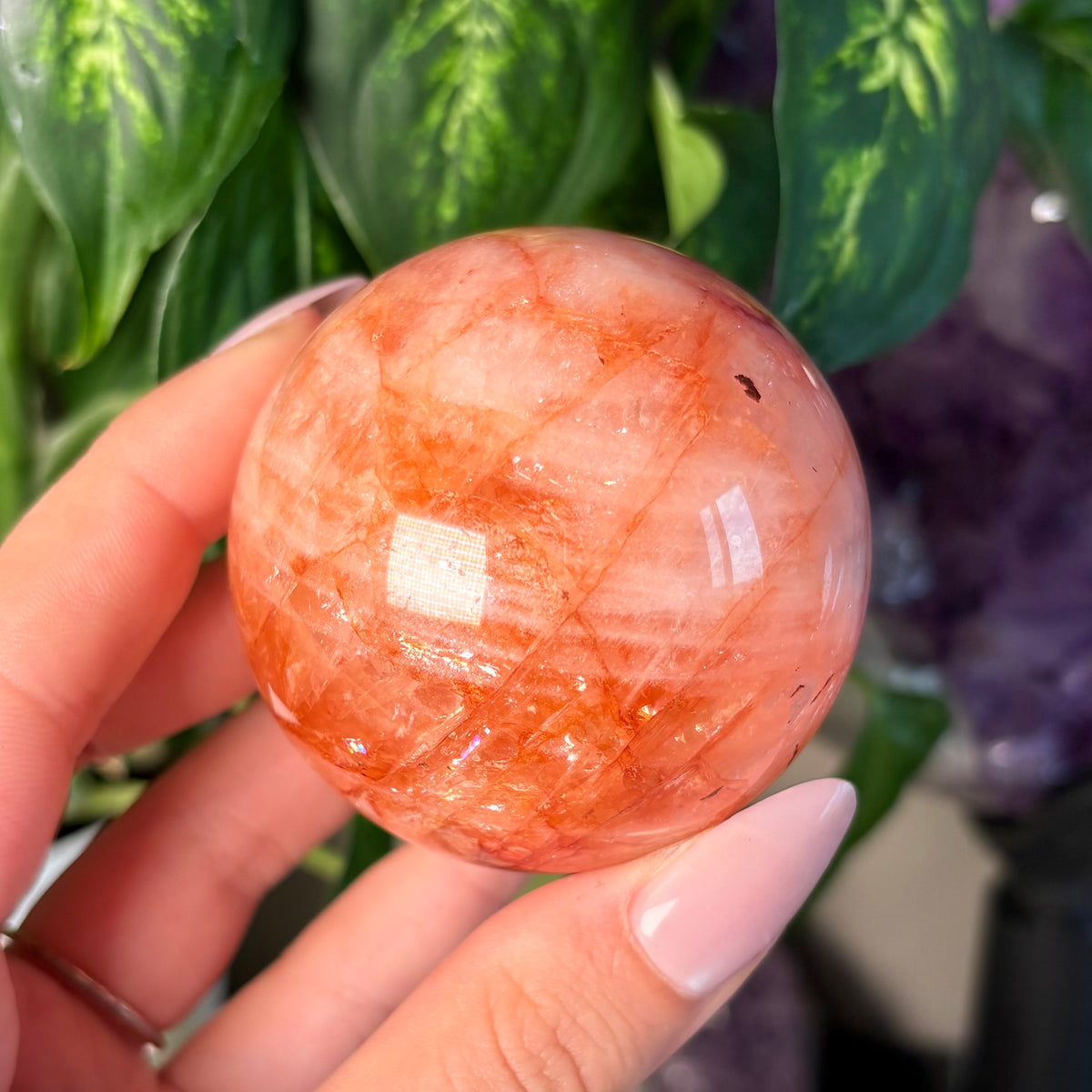 FIRE QUARTZ SPHERES