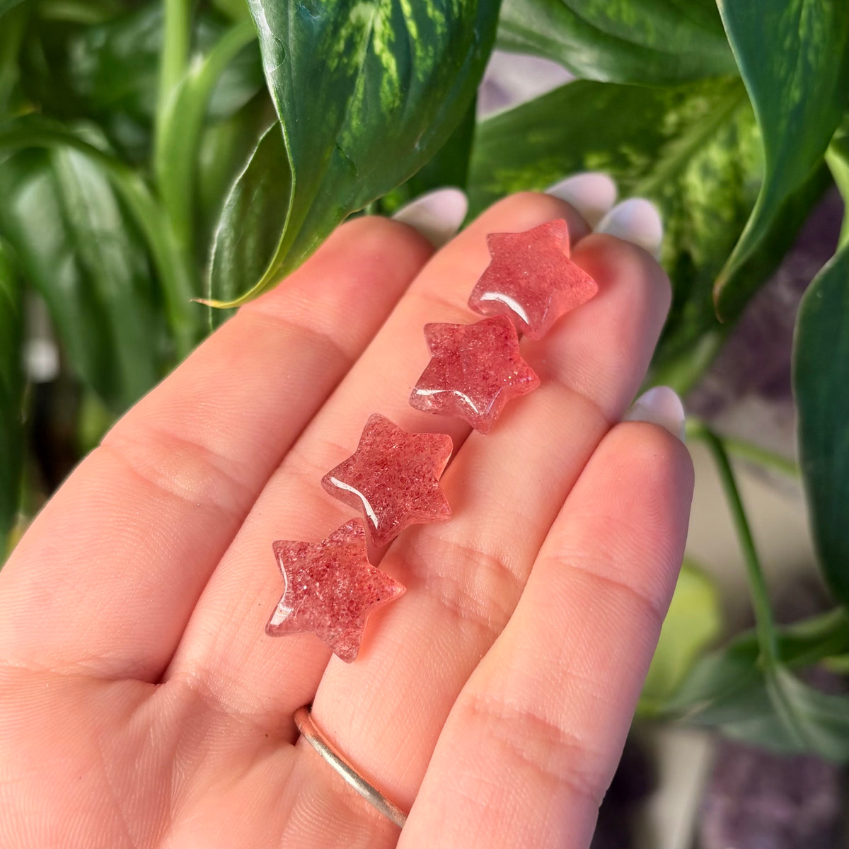 STRAWBERRY QUARTZ STAR
