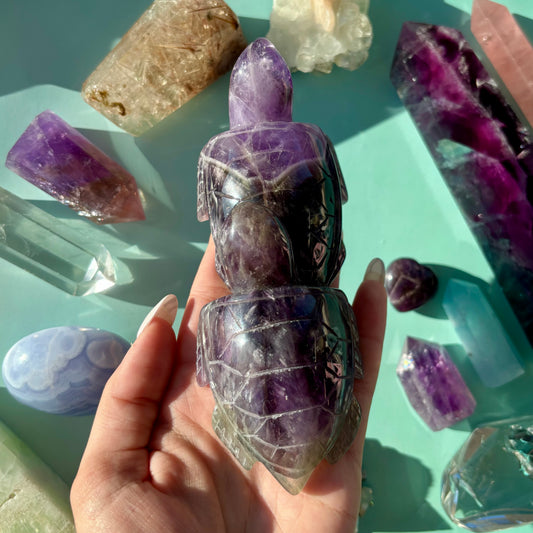 AMETHYST TURTLE PAIRS