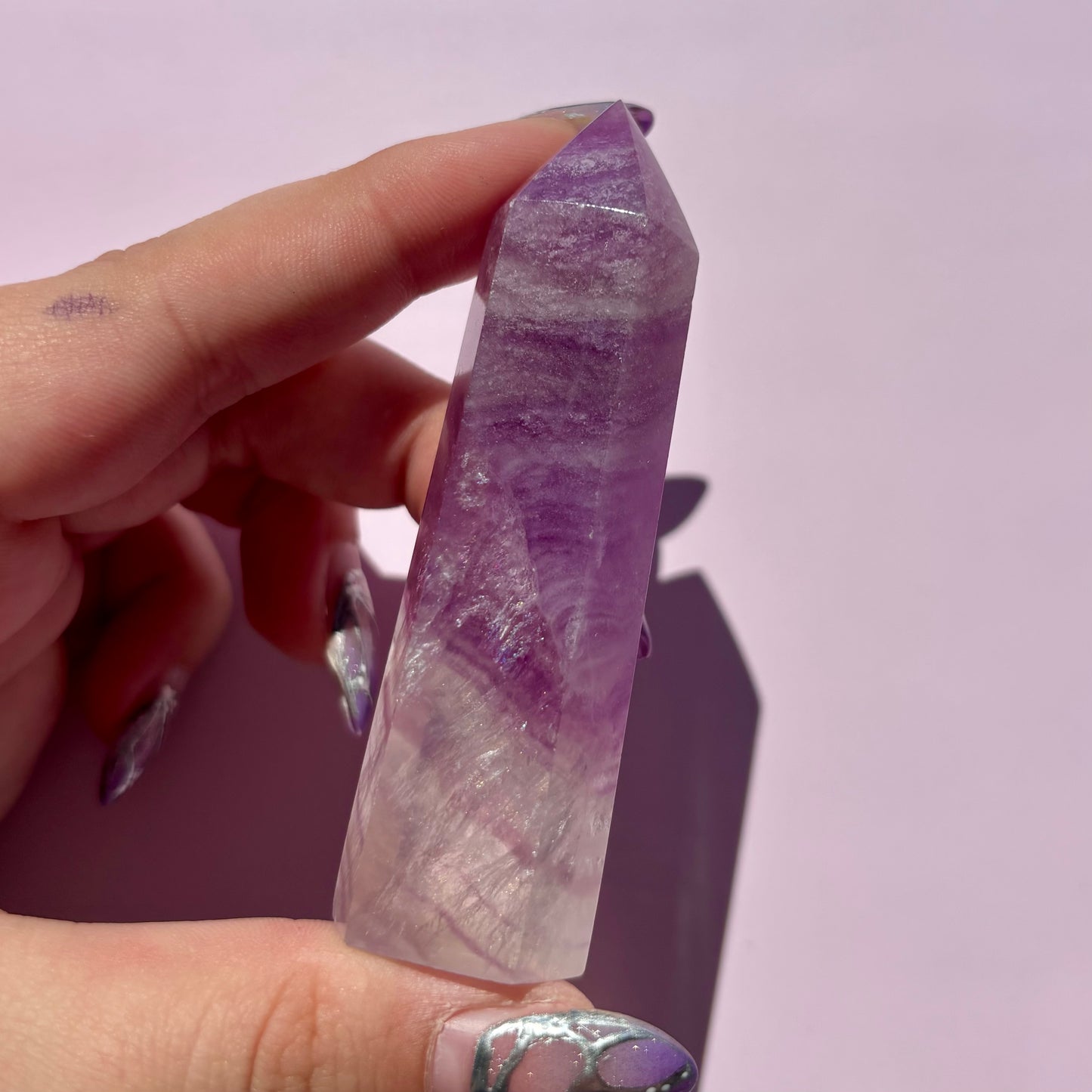 PURPLE FLUORITE TOWERS