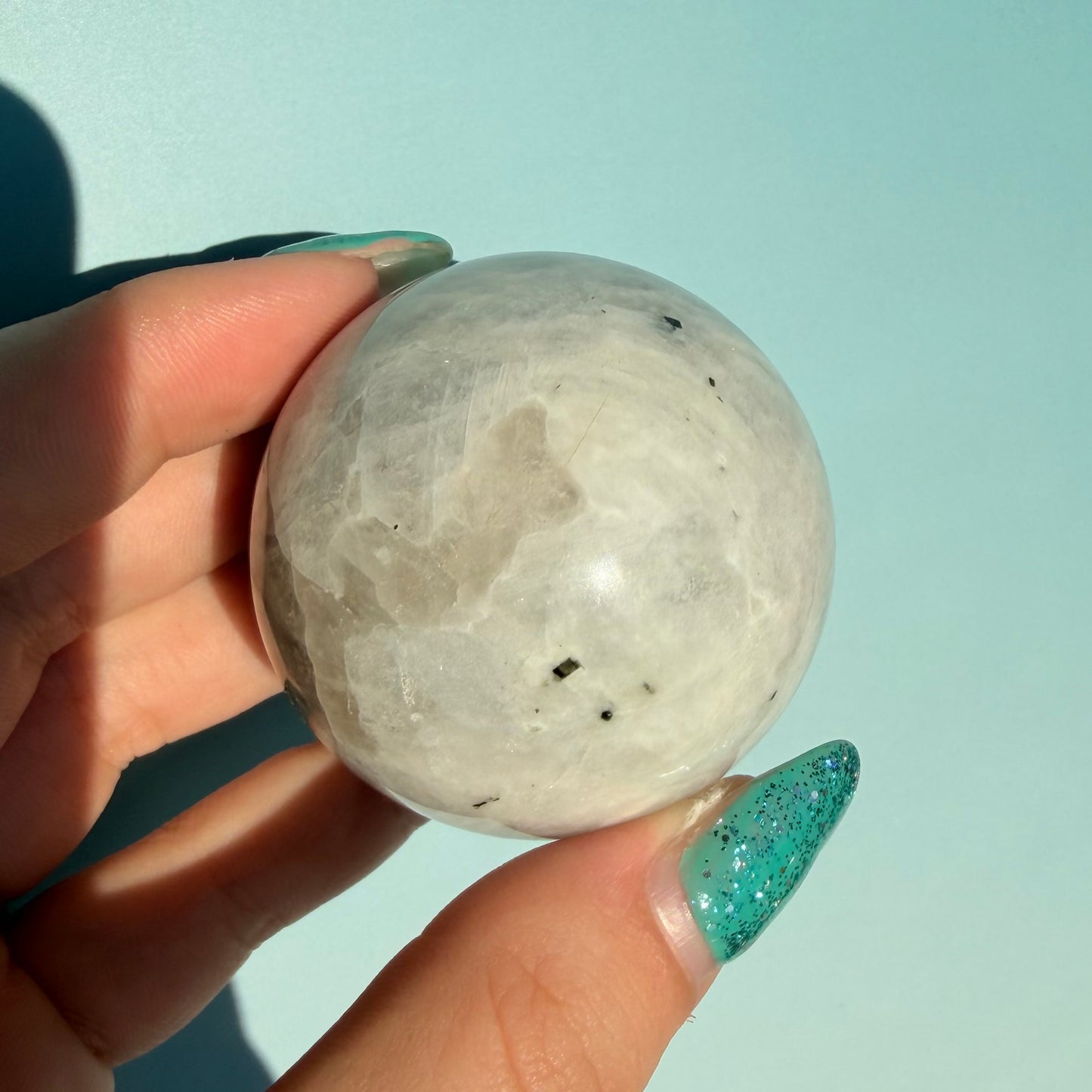 RAINBOW MOONSTONE SPHERES