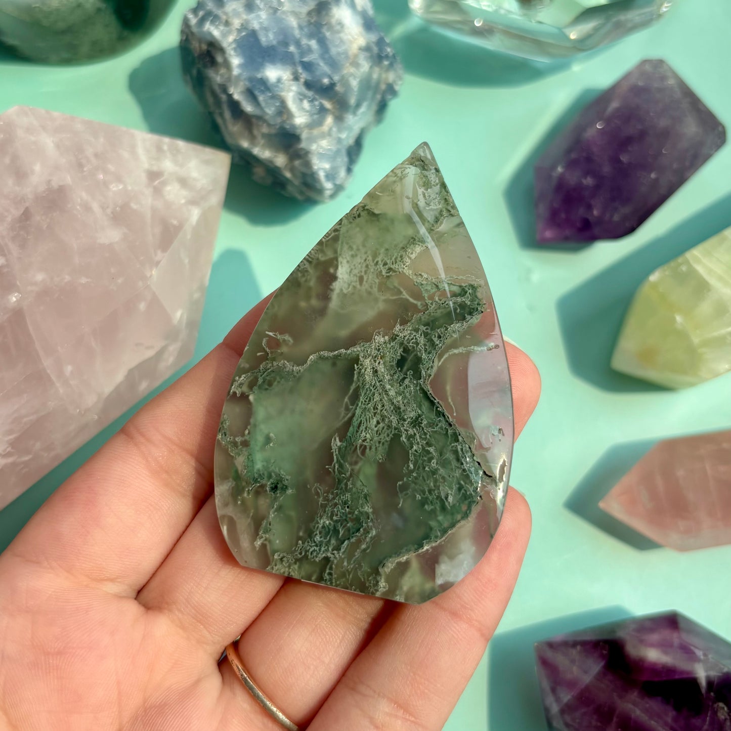 MOSS AGATE FREEFORMS
