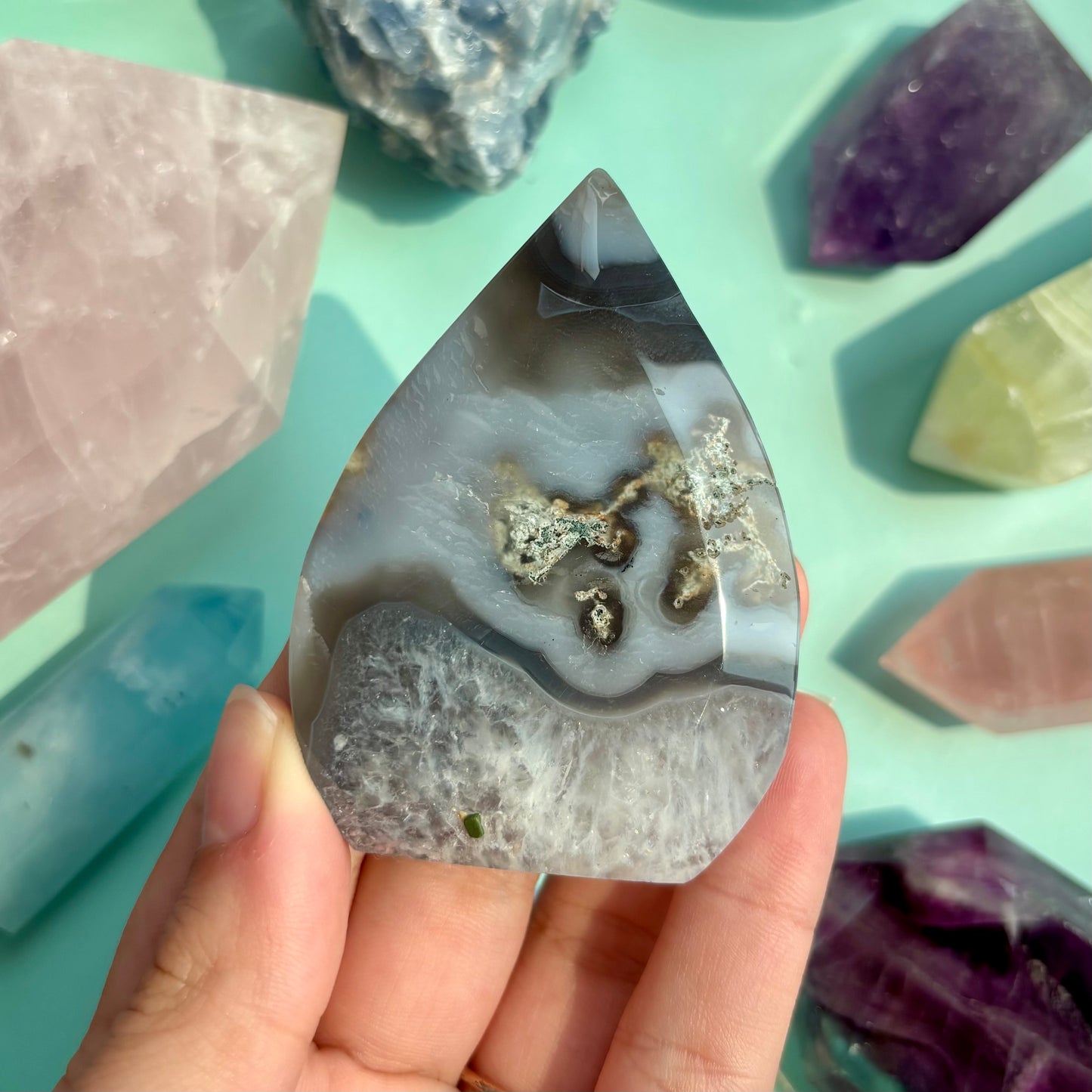 MOSS AGATE FREEFORMS