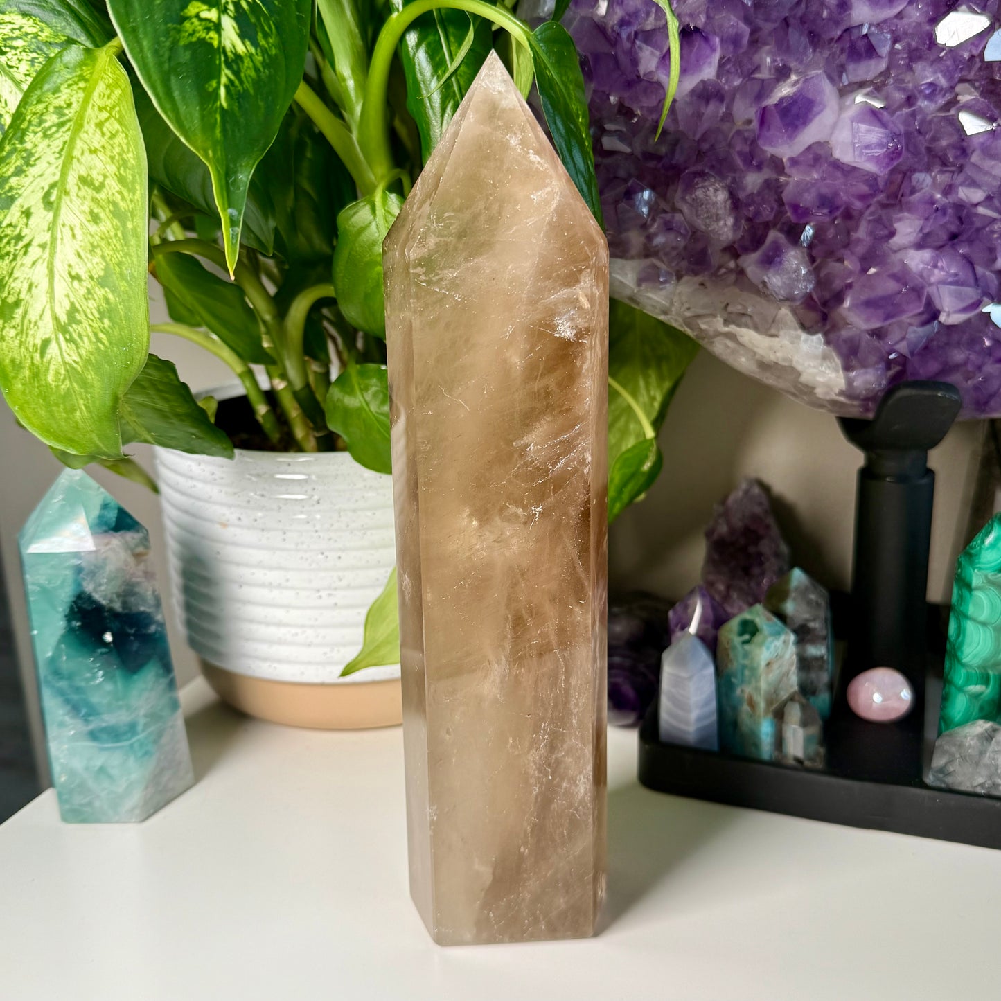 SMOKY QUARTZ TOWER