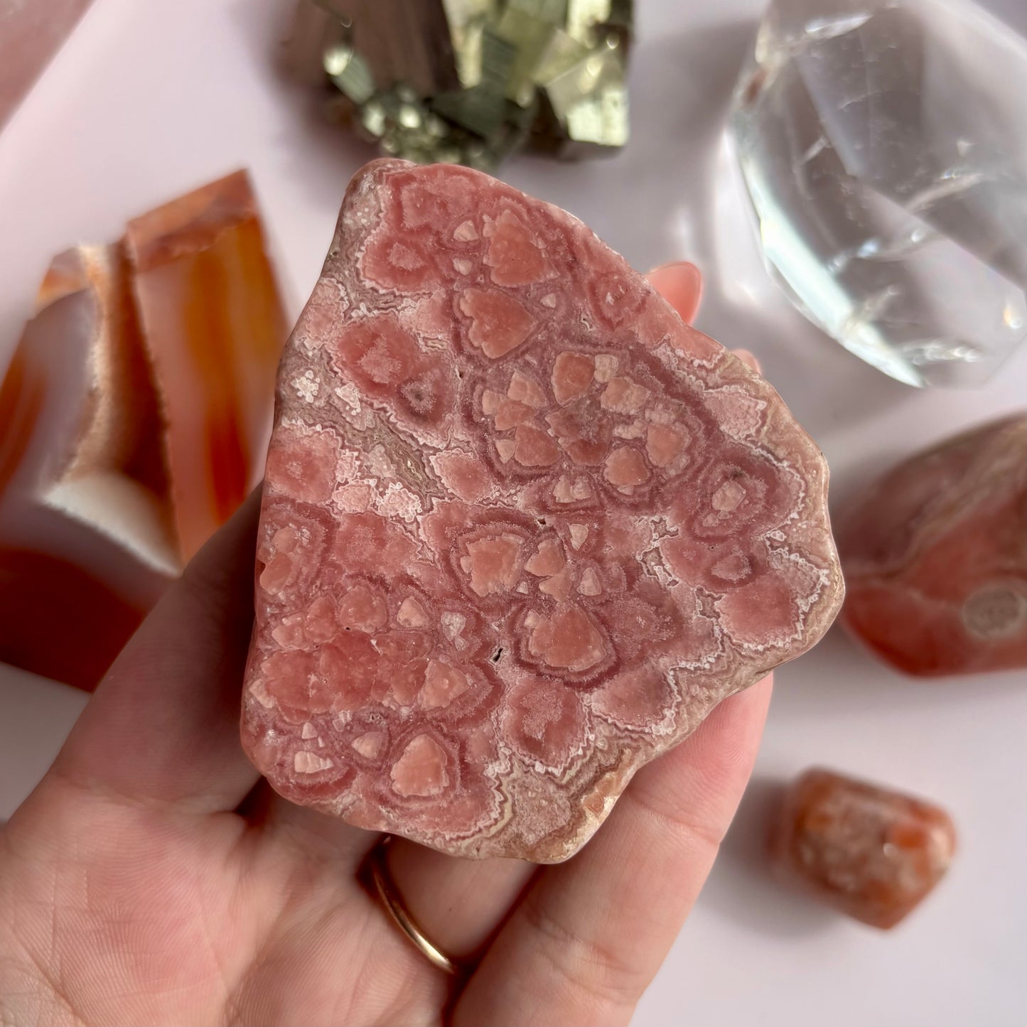 RHODOCHROSITE FREEFORMS
