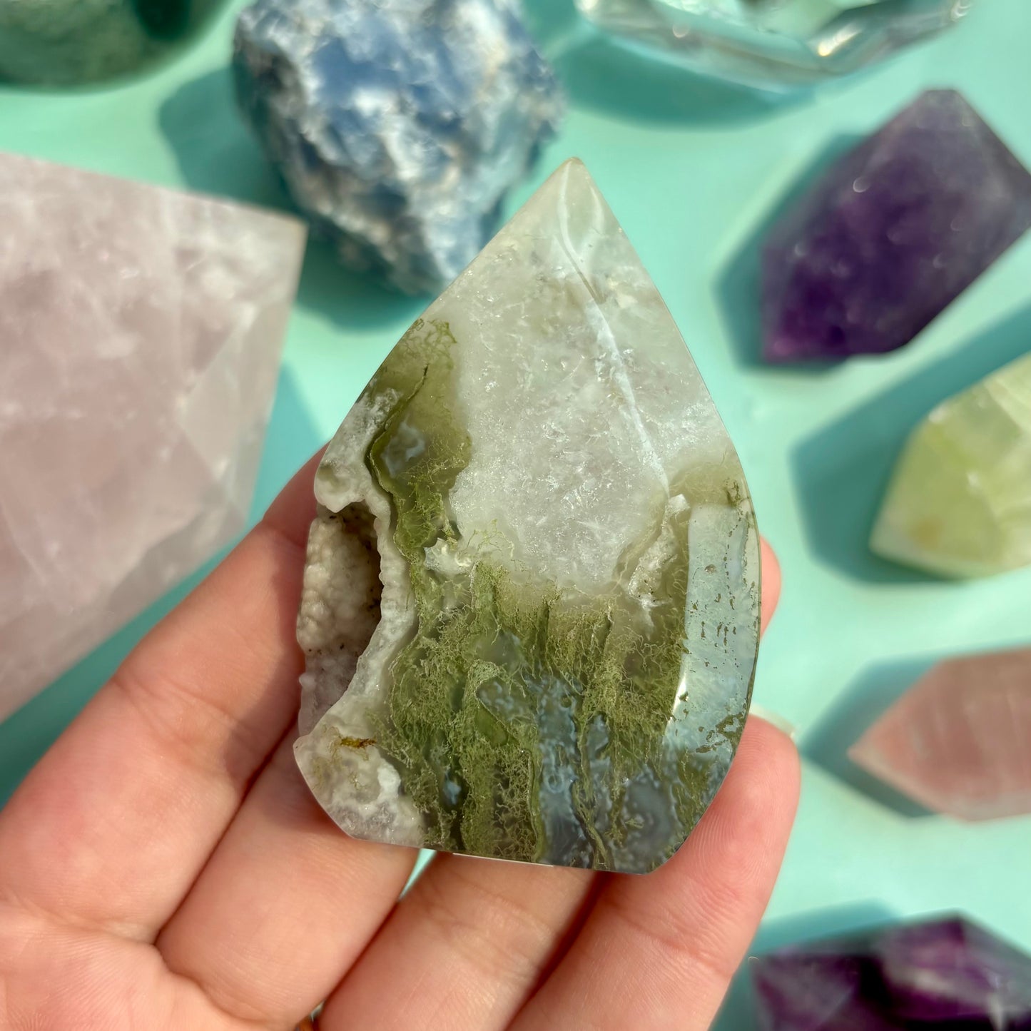 MOSS AGATE FREEFORMS