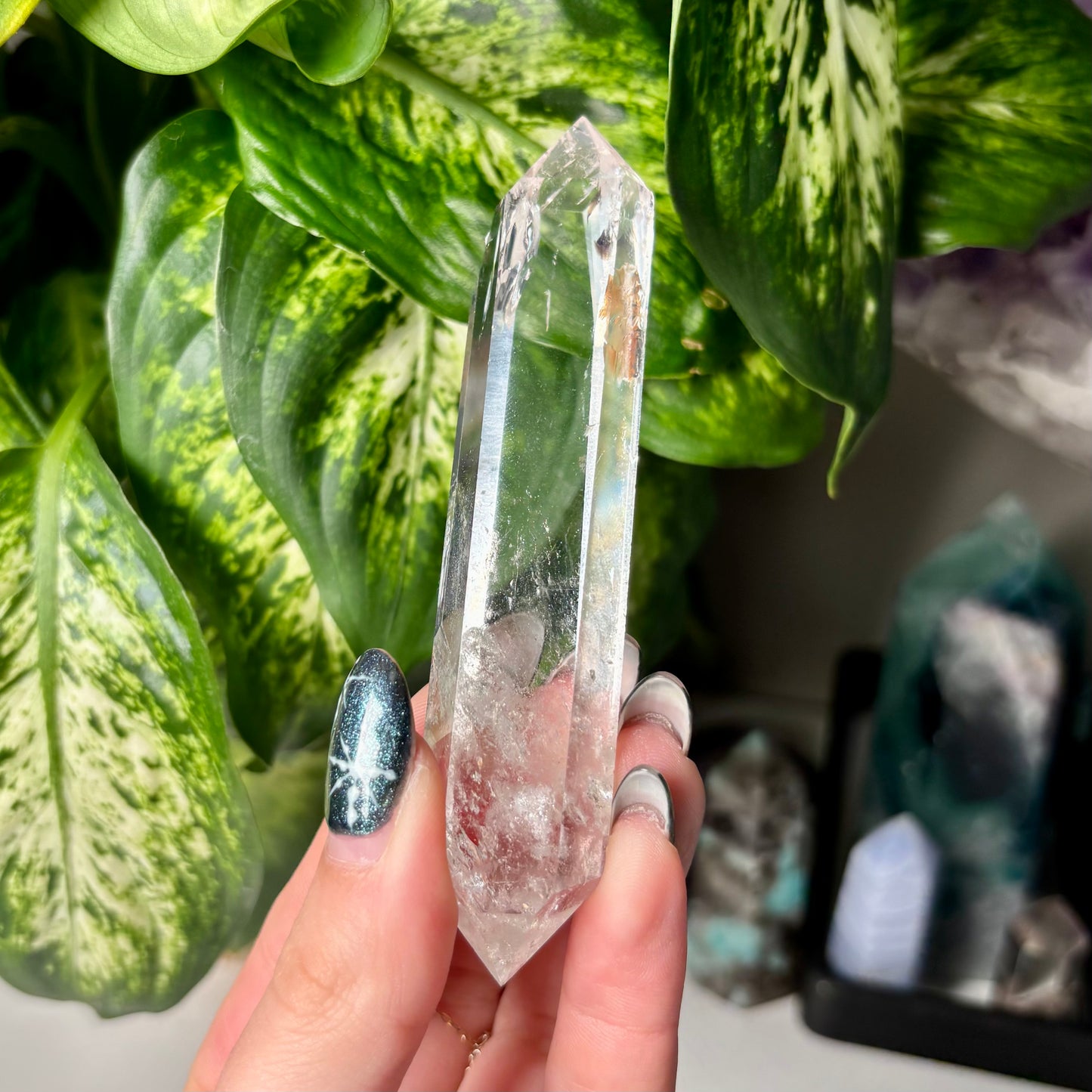 CLEAR QUARTZ DOUBLE TERMINATED POINTS