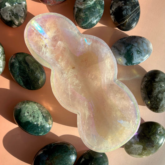 AURA ROSE QUARTZ BOWL - 100