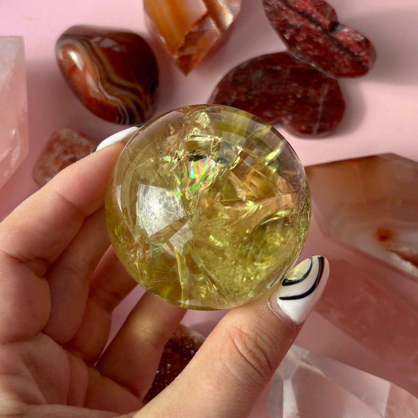 CITRINE SPHERES (HTA)