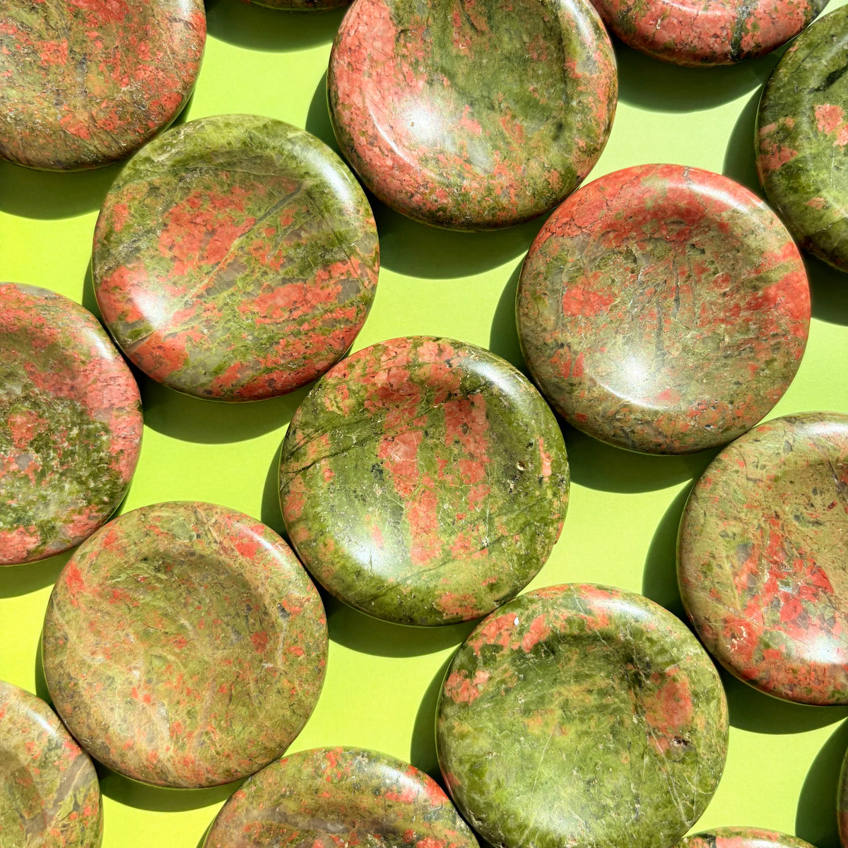 UNAKITE WORRYSTONE - ROUND