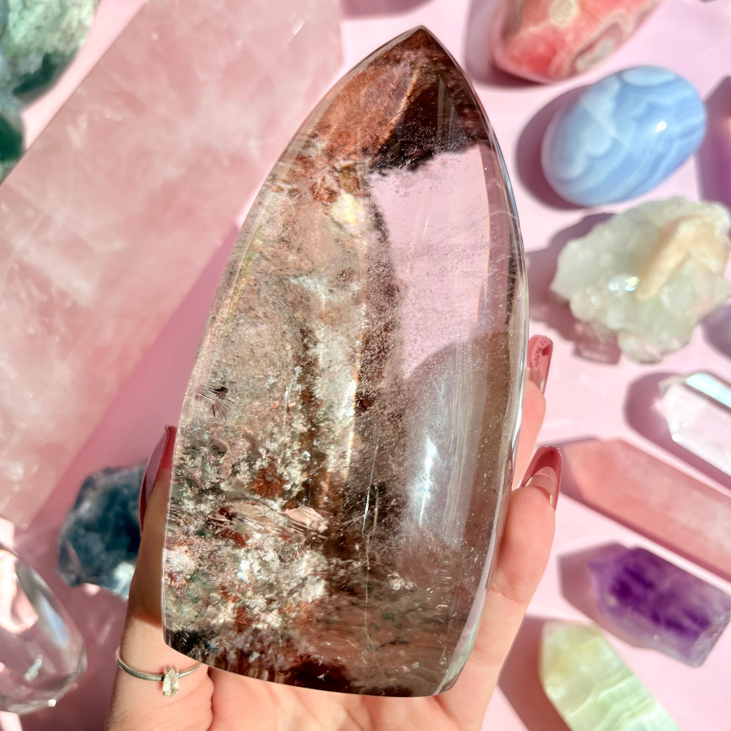 GARDEN QUARTZ EGG