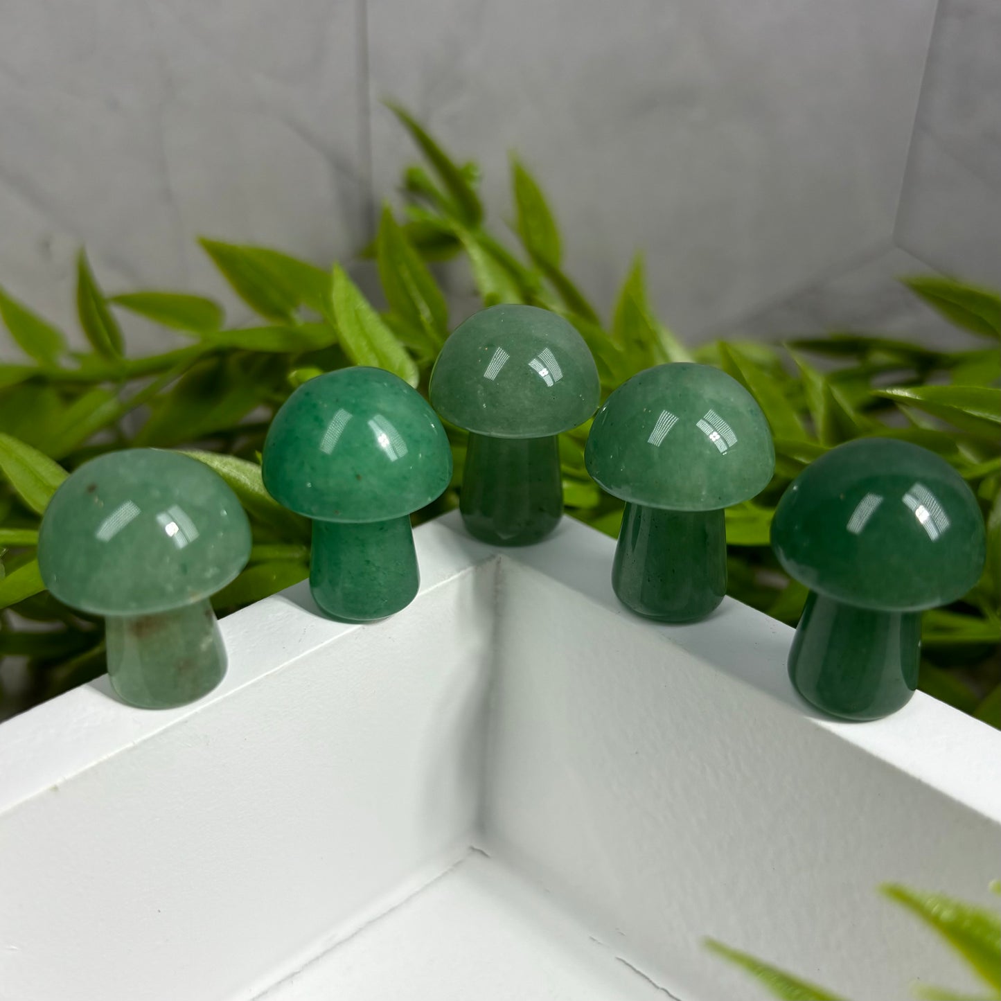 GREEN AVENTURINE MUSHROOM