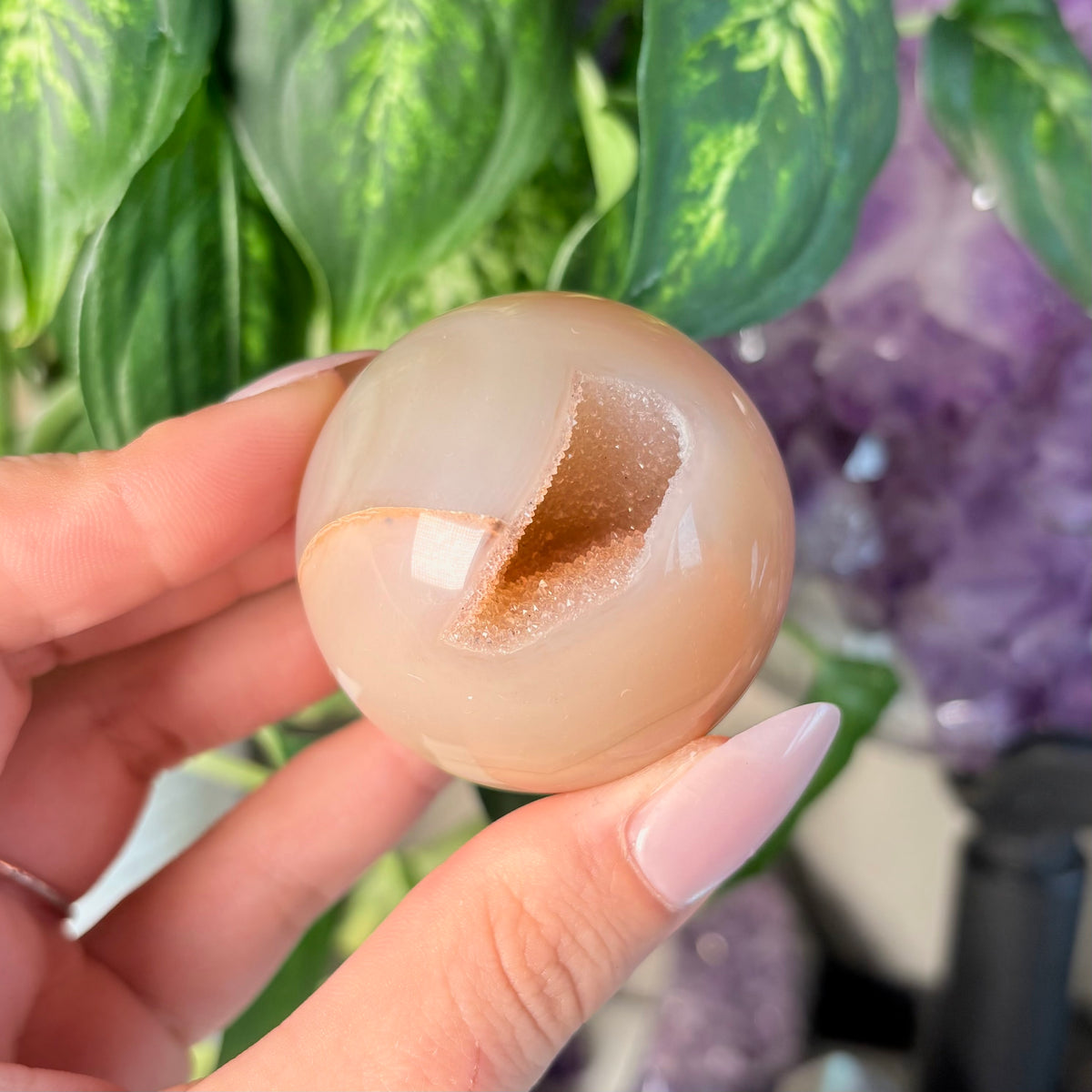 AGATE DRUZY SPHERES