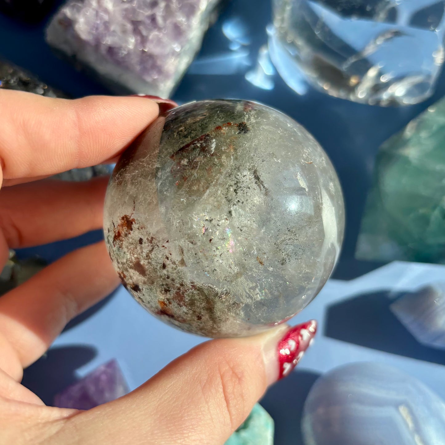 GARDEN QUARTZ SPHERES